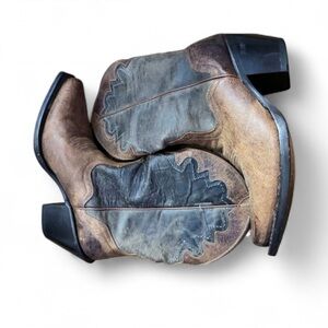 JB Dillon women’s Brown Leather Cowboy Boots size 5